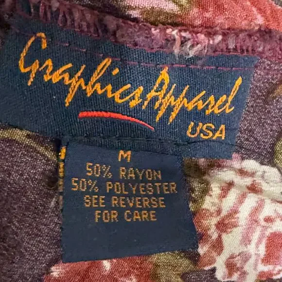 Vintage 90s Purple Floral Maxi Skirt Whimsigoth Cottage Prairie Fairy Grunge M - Picture 4 of 5